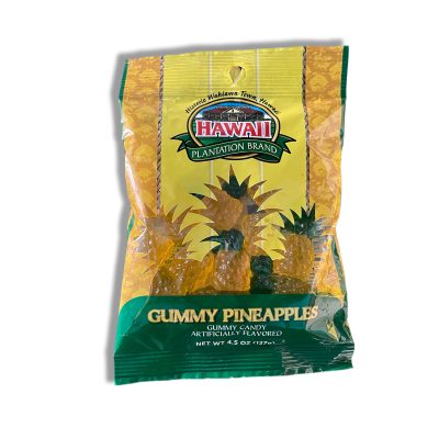 GUMMY PINEAPPLE CANDY 4.5 OZ.