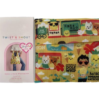 SMALL TOTE - REUSABLE BAG (COLAB WITH EDEN IN LOVE) - 11.25" X 19"