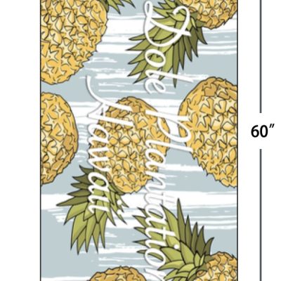 MICROFIBER BEACH TOWEL - BLUE/GREEN