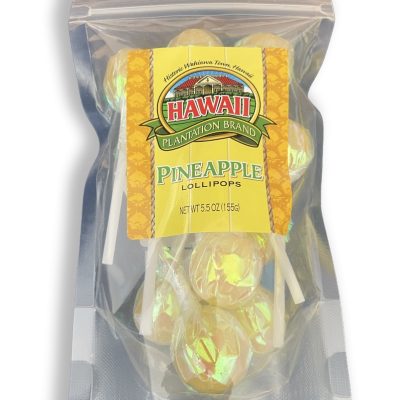 PINEAPPLE-FLAVORED LOLLIPOPS 5.5 OZ.