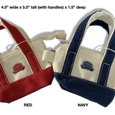 HAWAII PLANTATION MINI TOTE BAG WITH KEYRING