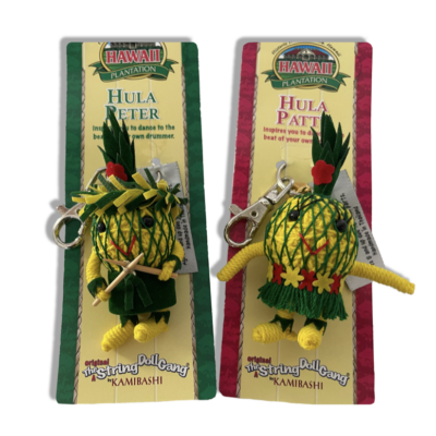 HULA PETER & HULA PATTY - THE ORIGINAL STRING DOLL GANG BY KAMIBASHI