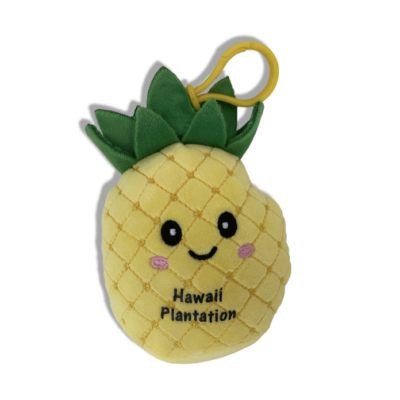 5" PINEAPPLE PLUSH WITH CLIP