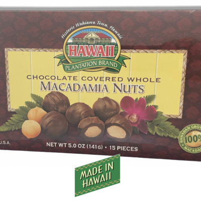 CHOCOLATE COVERED MACADAMIA NUTS 5 OZ